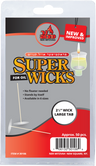 Super Wicks 2.5 inch Large Tab — tall self-standing oil wicks | Judaica Square Lakewood