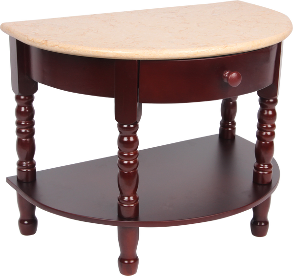 Marble Menorah Stand 3 Heights — Judaica Square