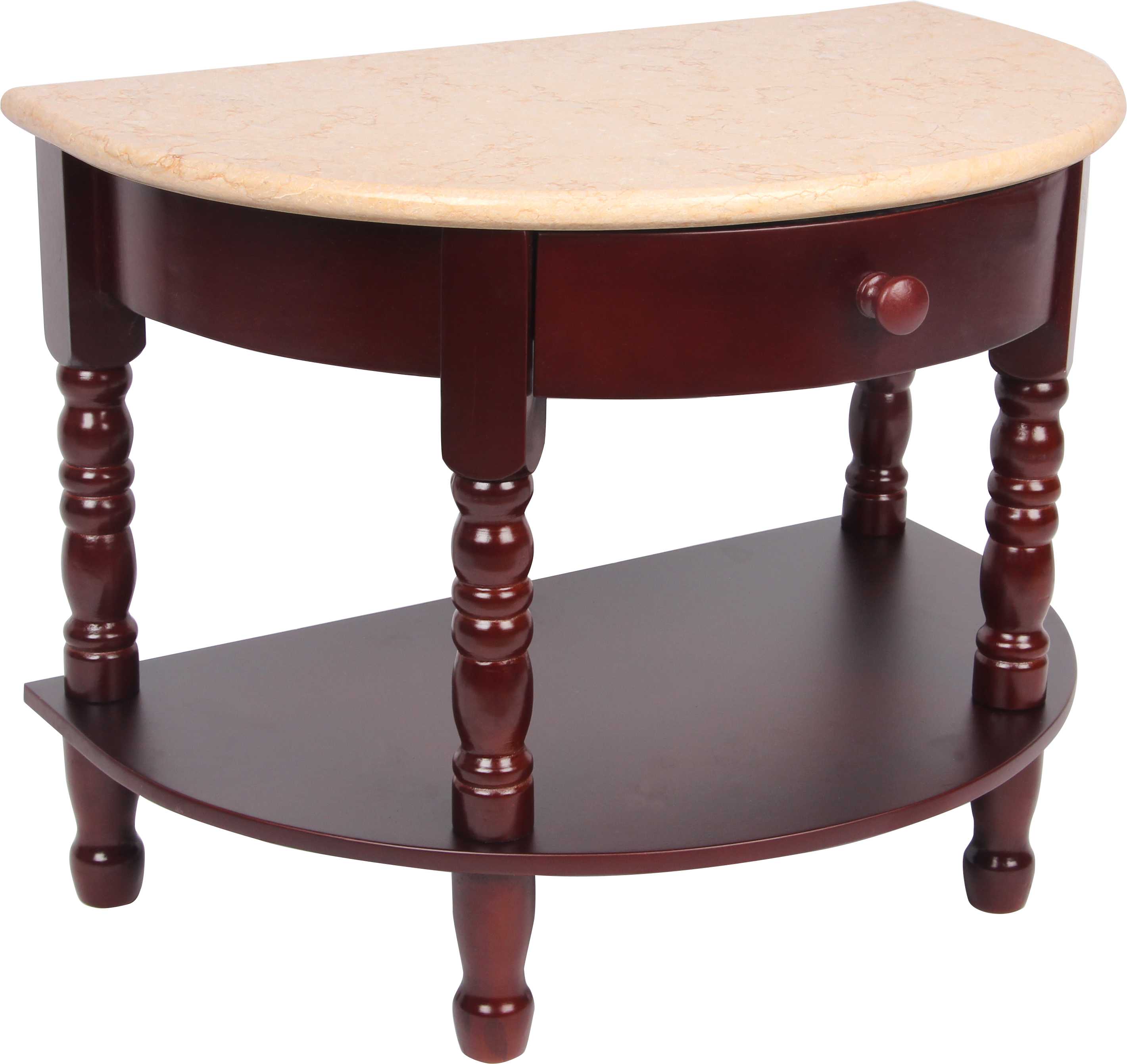 Marble Menorah Stand 3 Heights — Judaica Square