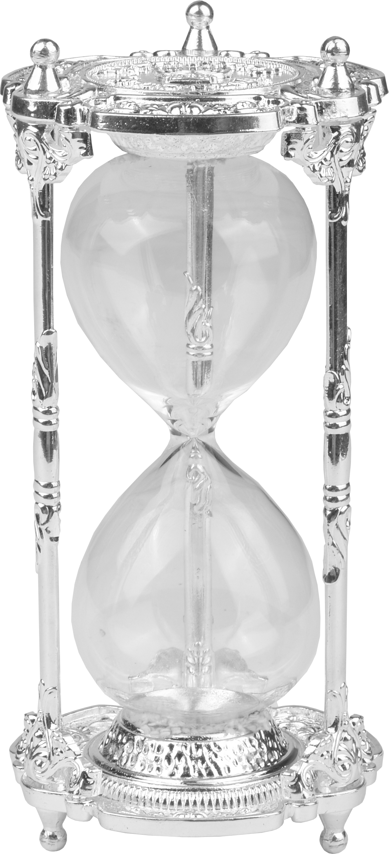 Chanukah Sand Timer - Silver — Judaica Square