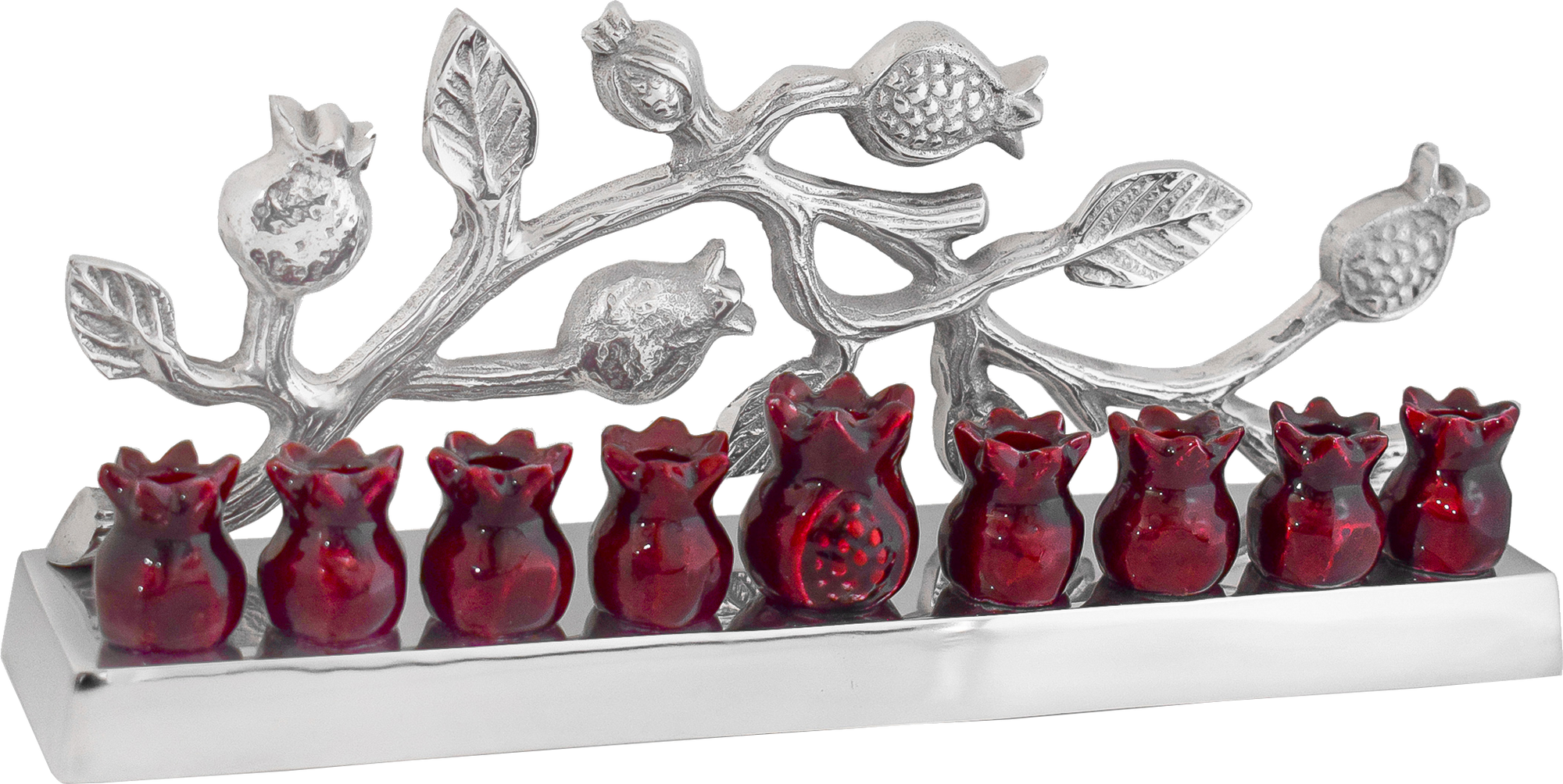 Pomegranate Tree Menorah — Judaica Square