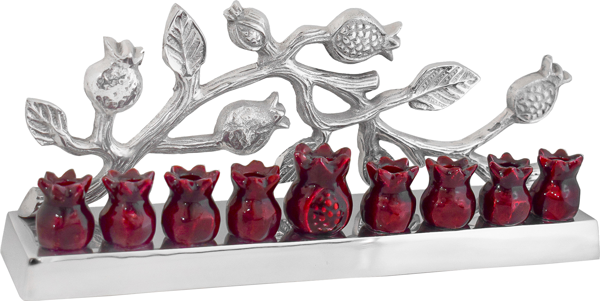 Pomegranate Tree Menorah — Judaica Square