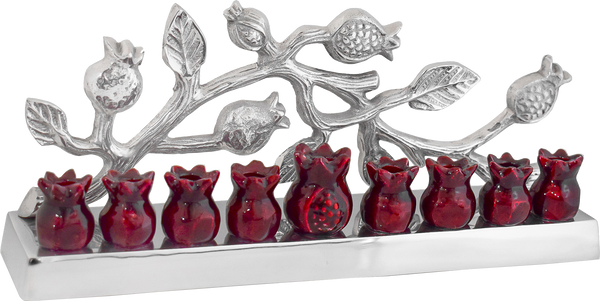 Pomegranate Tree Menorah — Judaica Square