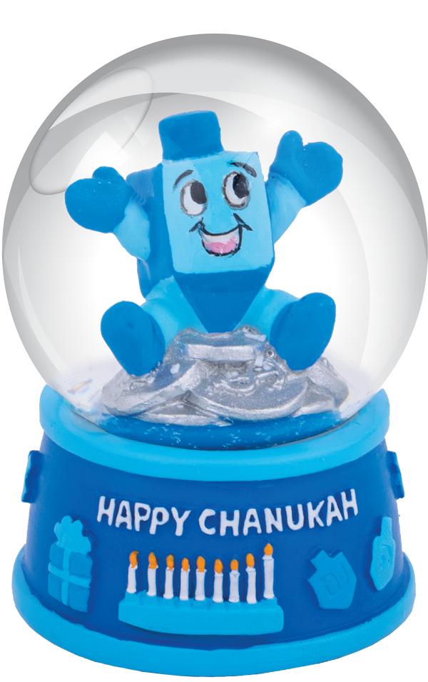 Mini Snowglobes - Blue & White — Judaica Square