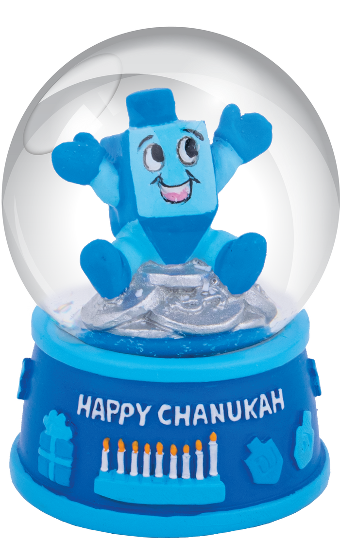 Mini Snowglobes - Blue & White — Judaica Square