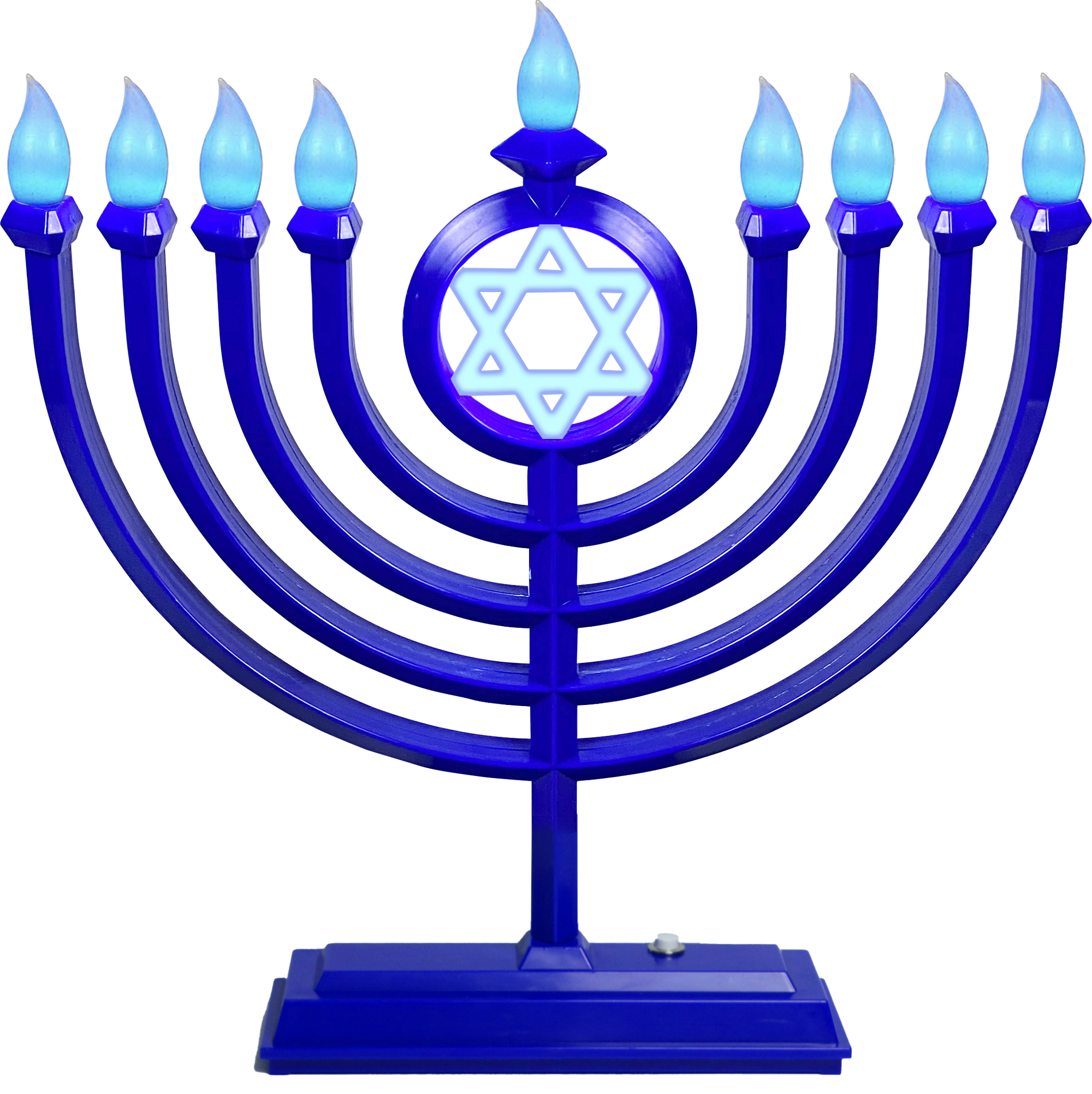 LED Menorah Classic - Blue — Judaica Square