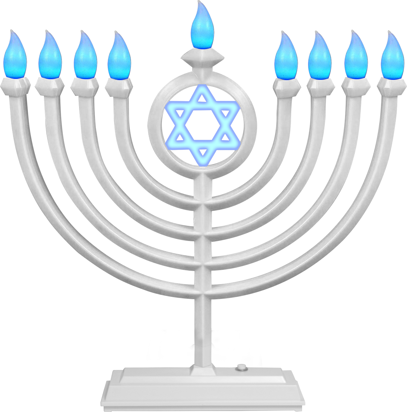 LED Menorah Classic - White — Judaica Square