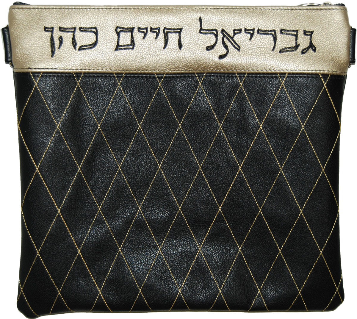 Prestige Regal Leather Tallit & Tefillin Bag (305F-BK5)