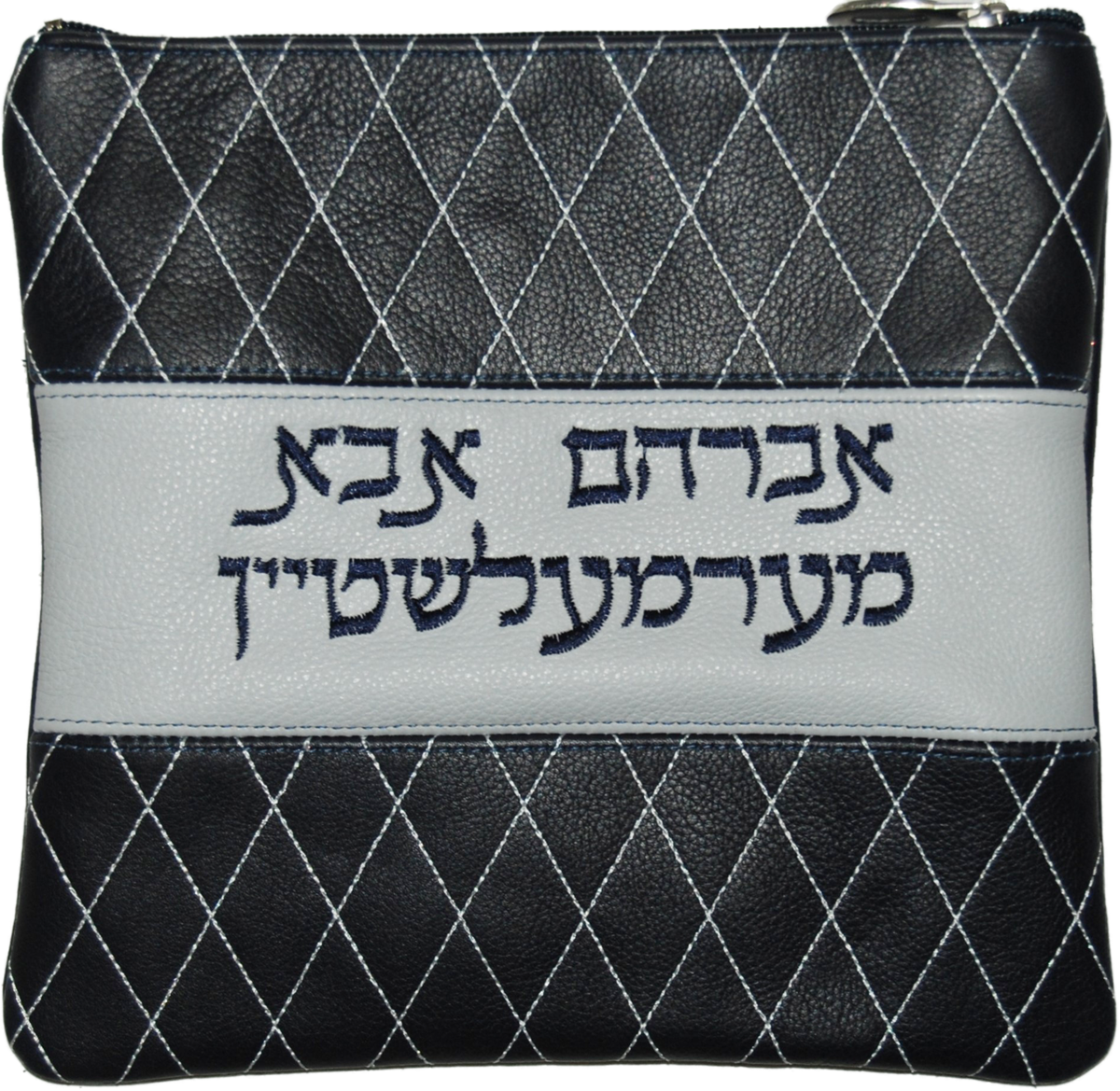 Prestige Regal Leather Tallit & Tefillin Bag (305F-NV)