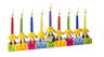 Resin Menorah, Dancing Coins — polyresin menorah with tumbling gelt coins | Judaica Square Lakewood