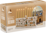 Resin Menorah, Kotel — polyresin menorah moulded as Western Wall stonework | Judaica Square Lakewood