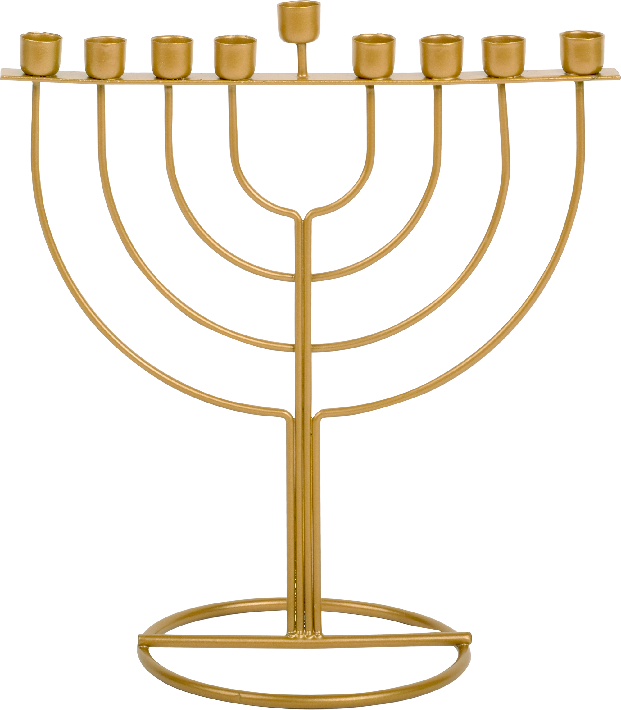 WireFrame Menorah - Gold — Judaica Square