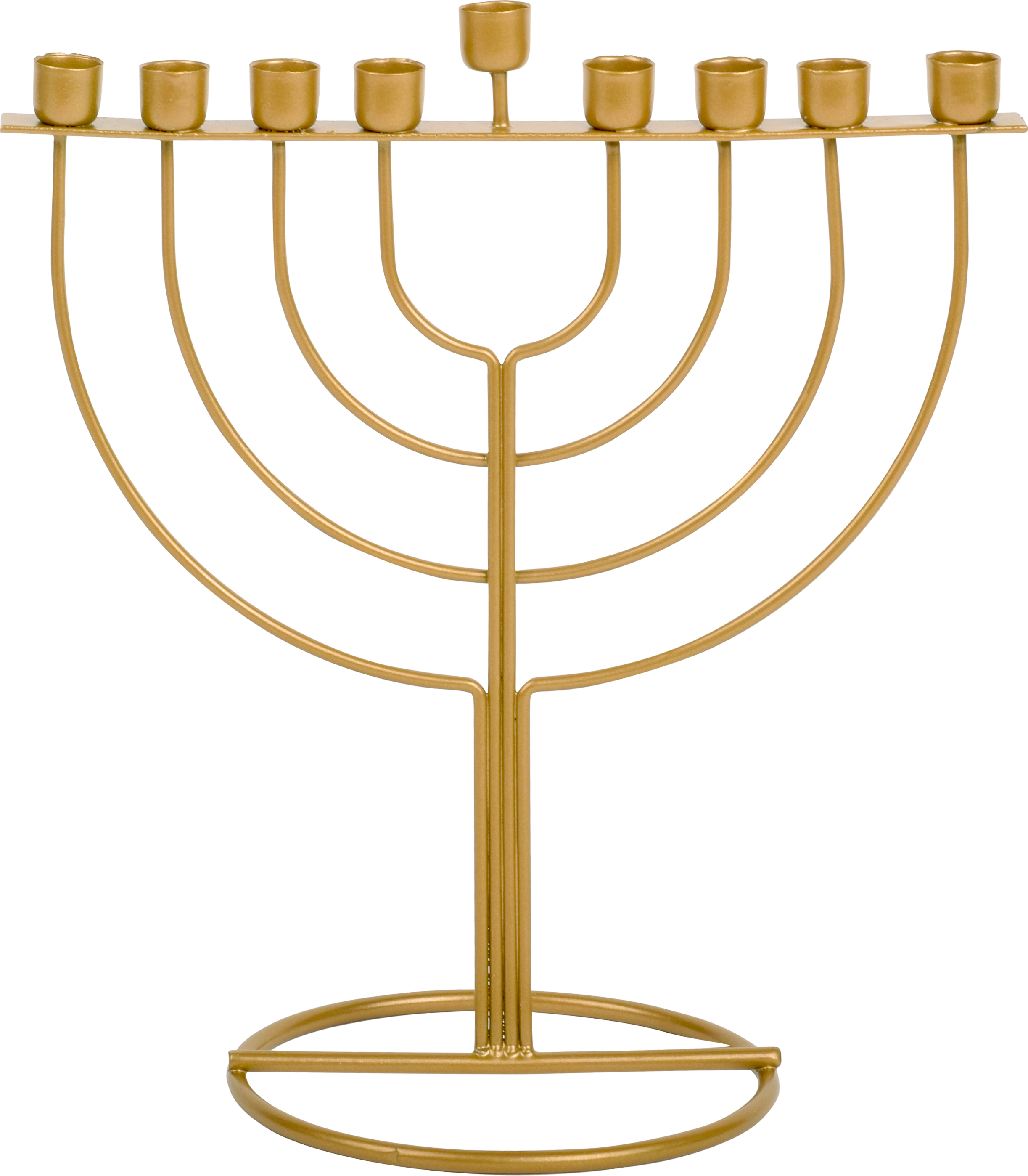 WireFrame Menorah - Gold — Judaica Square