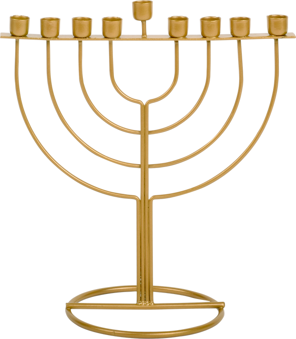 WireFrame Menorah - Gold — Judaica Square