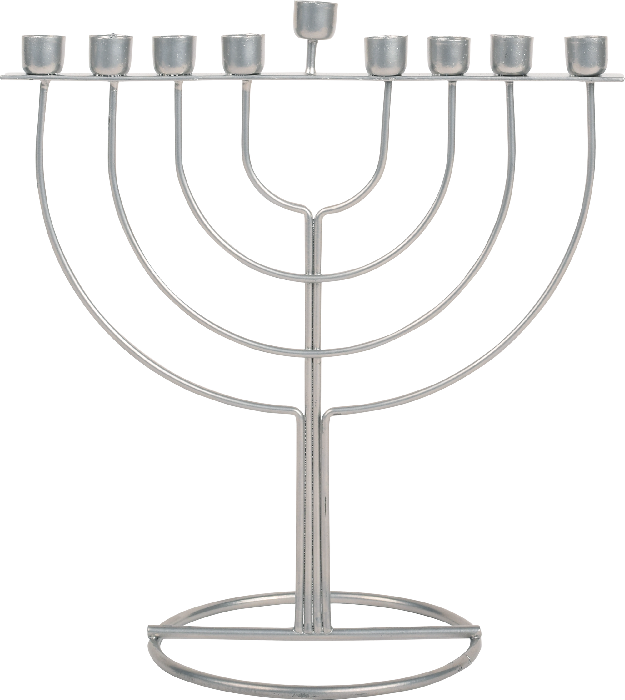 WireFrame Menorah - Silver — Judaica Square