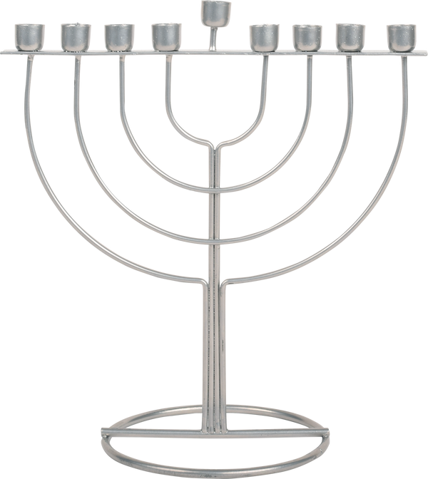 WireFrame Menorah - Silver — Judaica Square