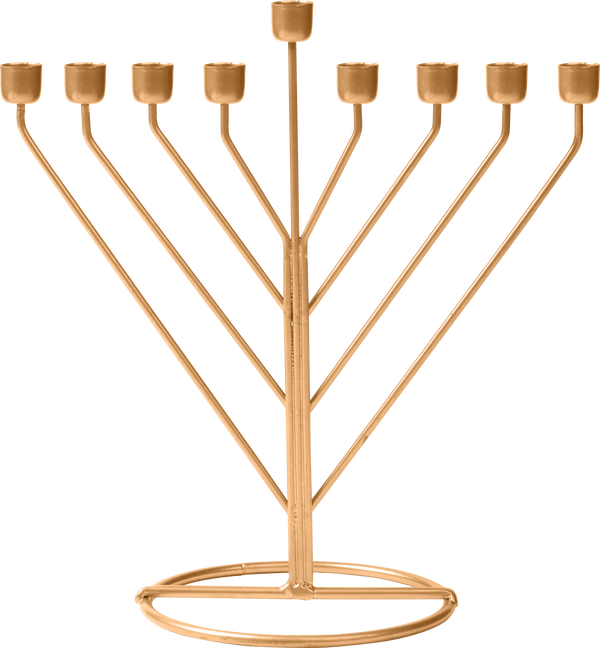 Wireframe Menorah - Rambam Gold — Judaica Square