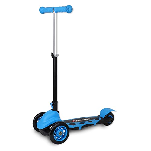 StarkWheel 3-Wheel Kick Scooter for Toddlers, Blue - Ages 3-6 — three-wheel toddler | Judaica Square Lakewood