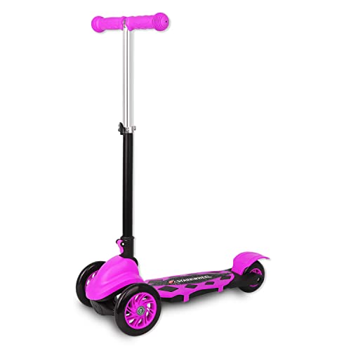 StarkWheel 3-Wheel Kick Scooter for Toddlers, Pink - Ages 3-6 — three-wheel toddler | Judaica Square Lakewood