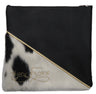 Prestige Leather Tallit & Tefillin Bag — Geometric Design, Regal Collection (320F-BK)