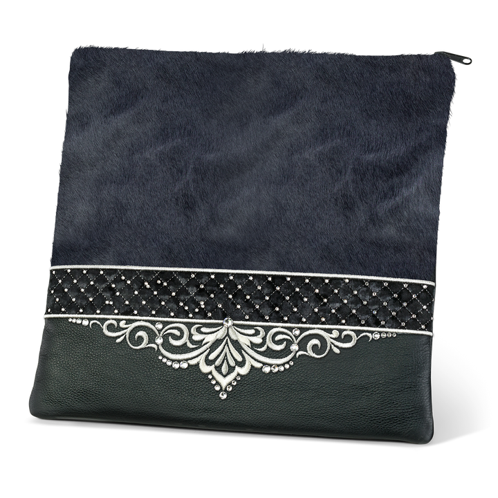 Tallis and Tefillin Bag Design #323 - Livid Fur and Leather - Tallis Bags