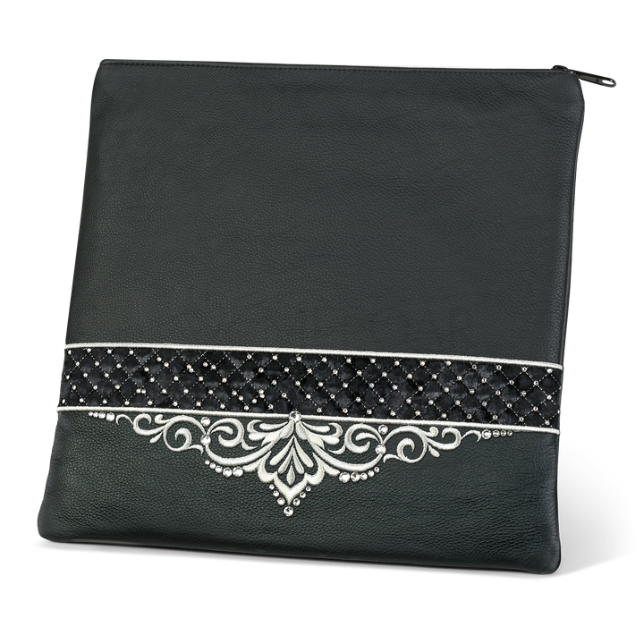 Tallis and Tefillin Bag Design #323 - Solid Leather - Tallis Bags