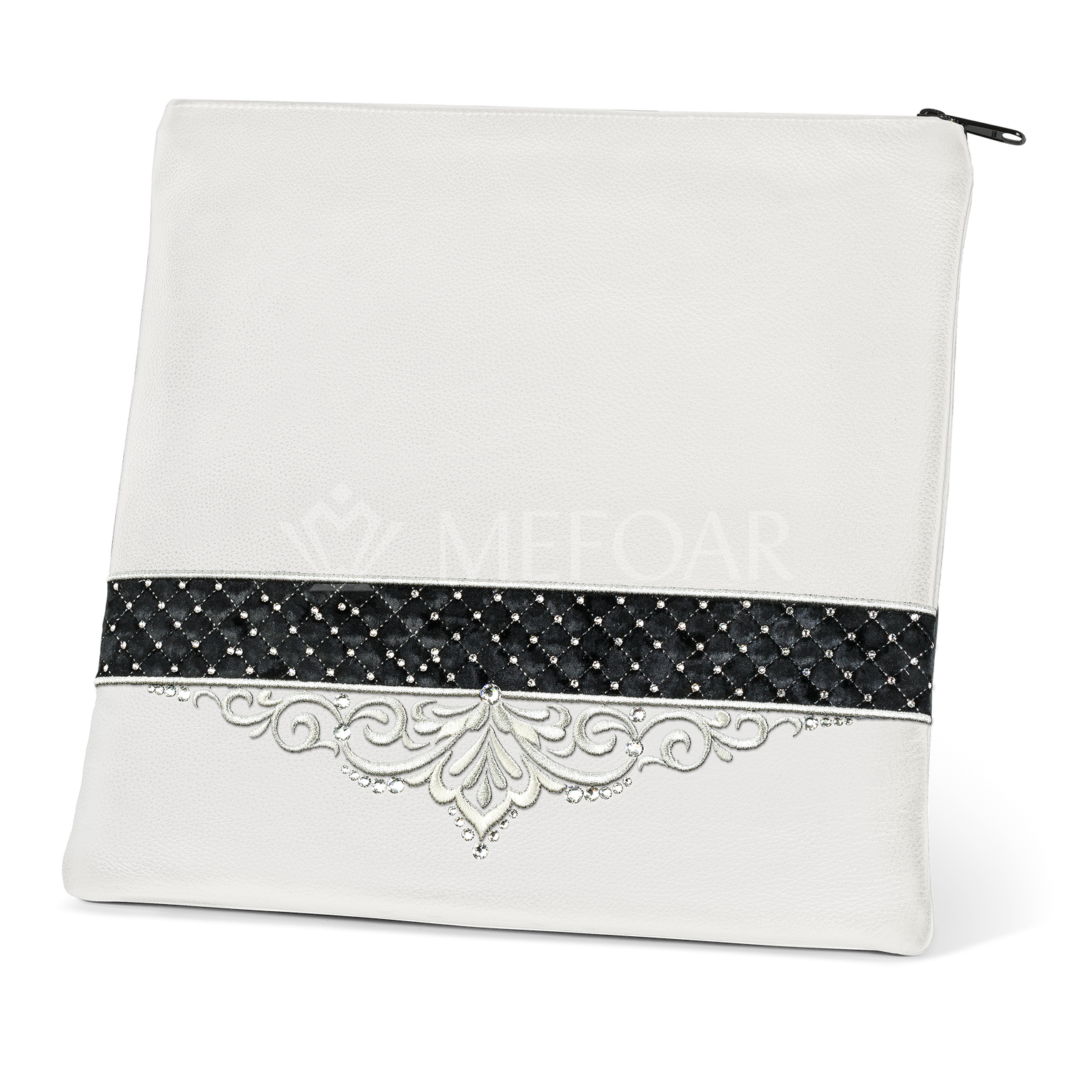 Tallis and Tefillin Bag Design #323 - Solid Leather - Tallis Bags view 5 | Judaica Square Lakewood