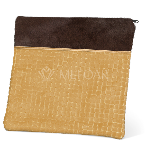 Tallis and Tefillin Bag Design #324 - Camel Woven Fur - Tallis Bags