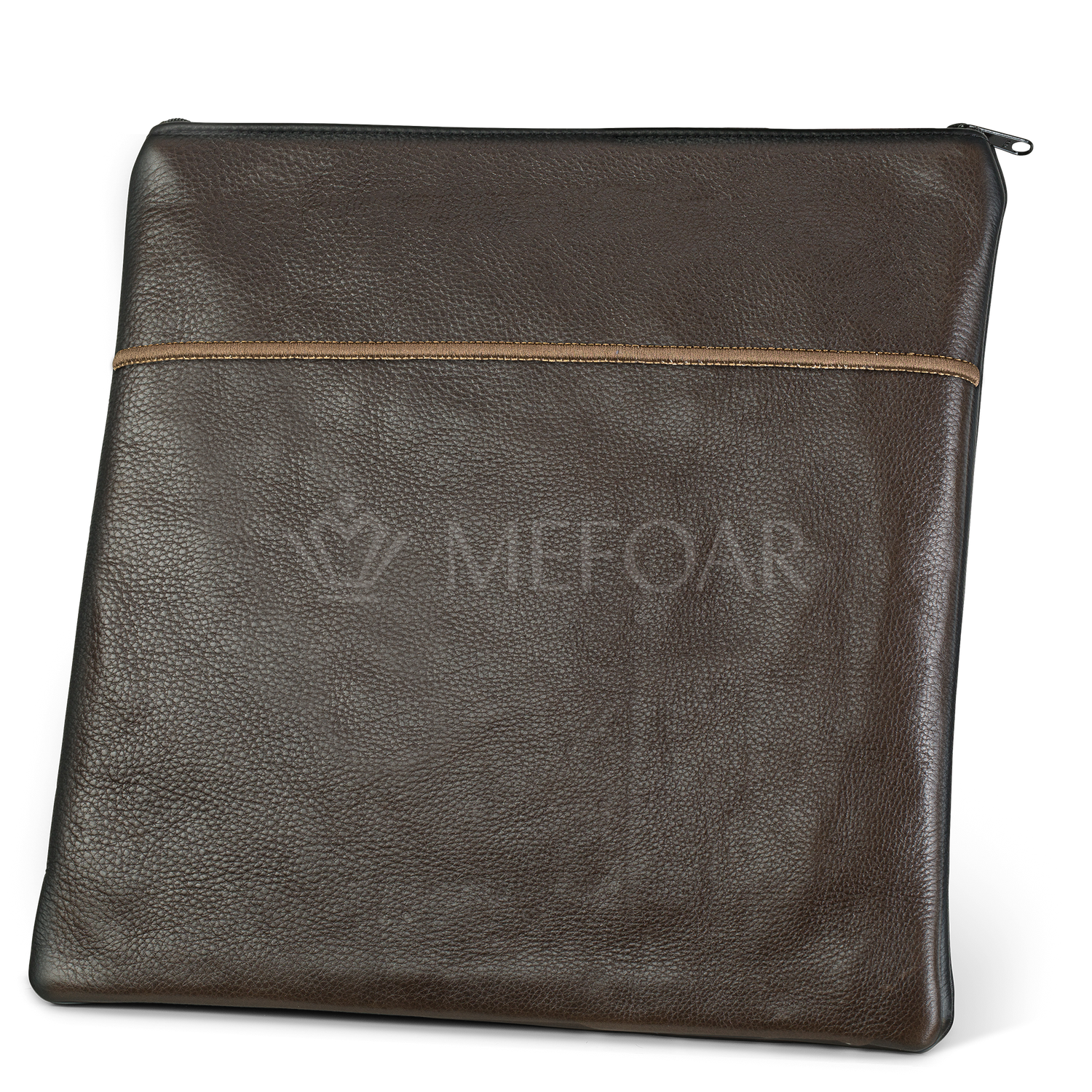 Tallis and Tefillin Bag Design #324 - Solid Leather - Tallis Bags view 3 | Judaica Square Lakewood
