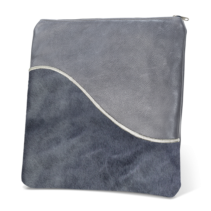 Tallis and Tefillin Bag Design #325 - Livid Leather and Fur - Tallis Bags
