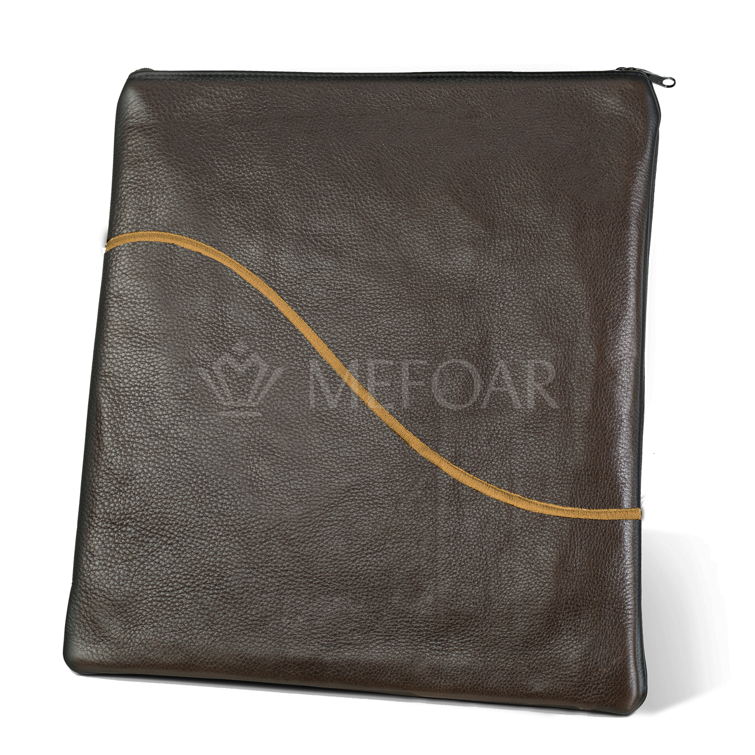 Tallis and Tefillin Bag Design #325 - Solid Leather - Tallis Bags view 3 | Judaica Square Lakewood