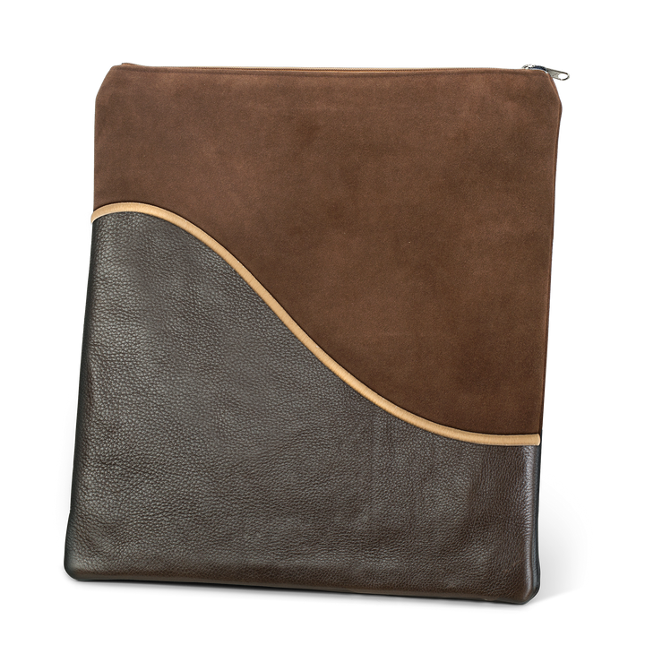 Tallis and Tefillin Bag Design #325 - Leather and Suede - Tallis Bags