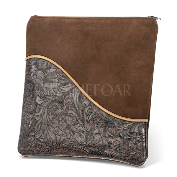 Tallis and Tefillin Bag Design #325 - Exotic Leather and Suede - Tallis Bags