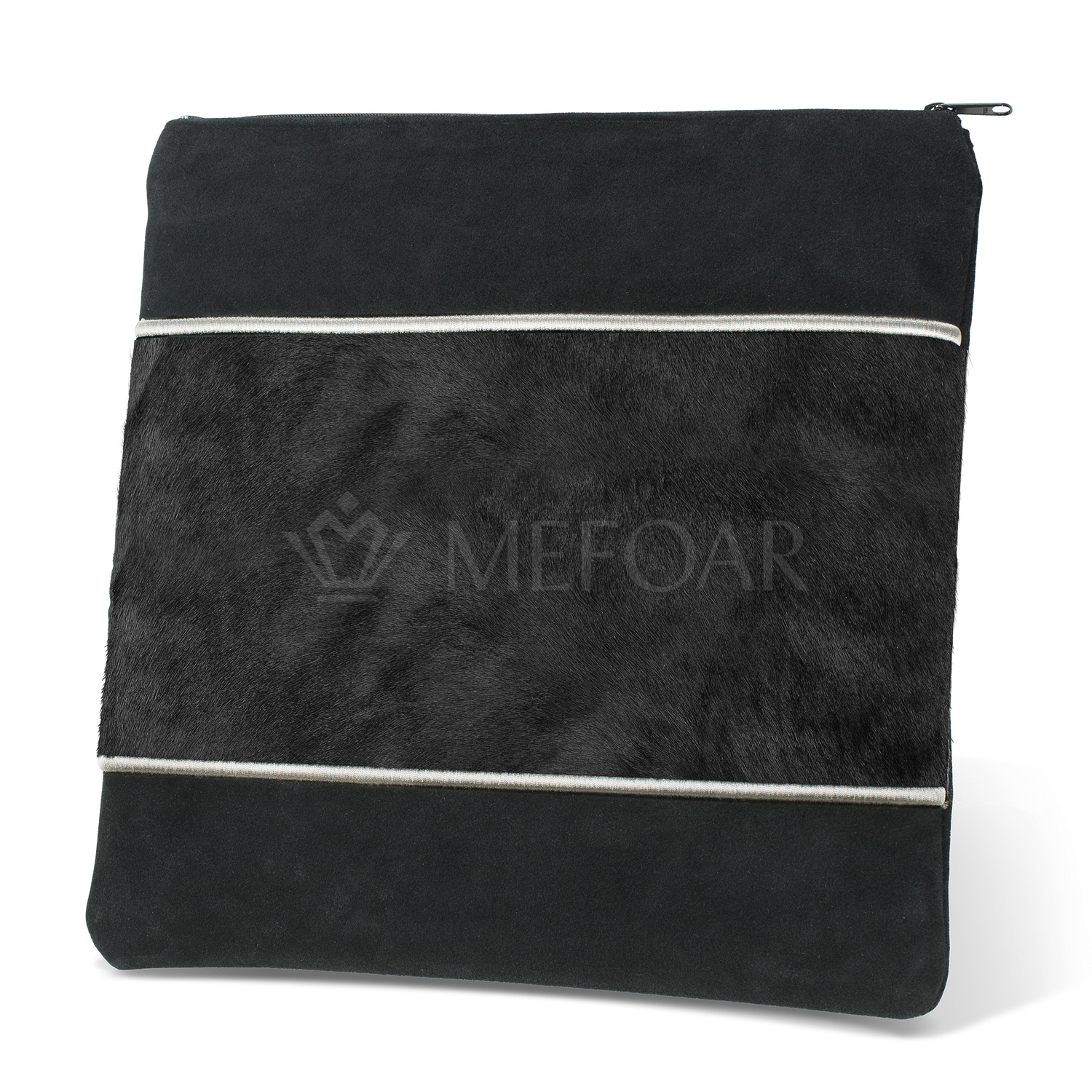 Tallis and Tefillin Bag Design #326 - Fur and Suede - Tallis Bags view 2 | Judaica Square Lakewood