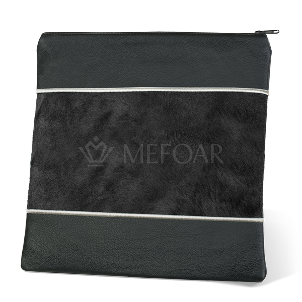 Tallis and Tefillin Bag Design #326 - Leather and Fur - Tallis Bags