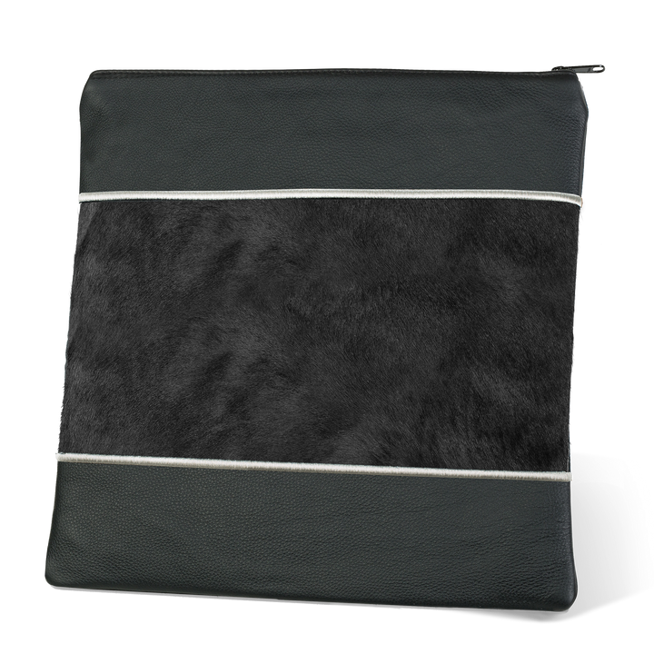 Tallis and Tefillin Bag Design #326 - Leather and Fur - Tallis Bags