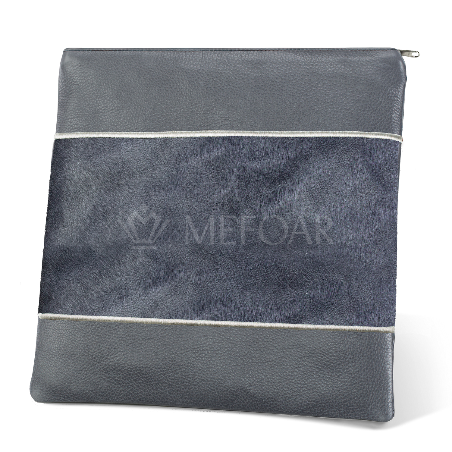 Tallis and Tefillin Bag Design #326 - Leather and Fur - Tallis Bags view 6 | Judaica Square Lakewood