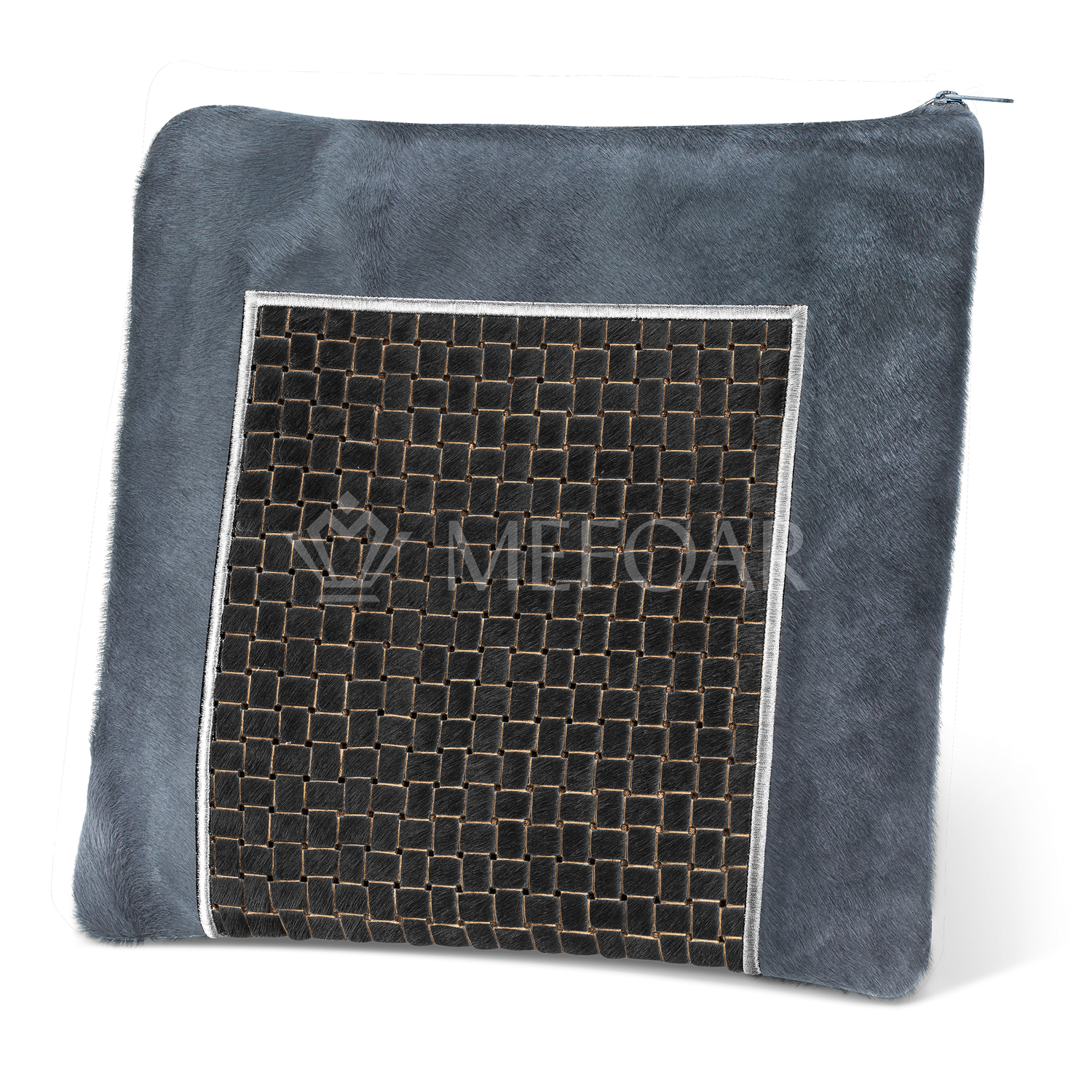 Tallis and Tefillin Bag Design #327 - Black Woven Fur - Tallis Bags view 2 | Judaica Square Lakewood