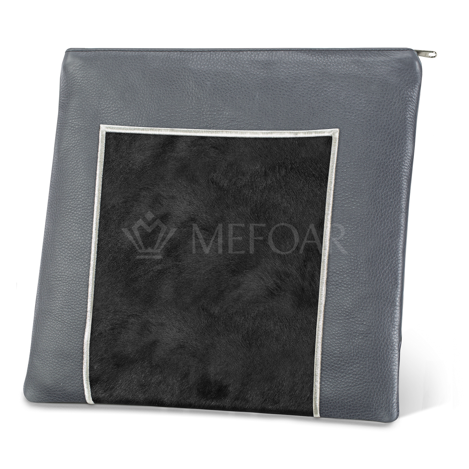 Tallis and Tefillin Bag Design #327 - Livid Leather and Fur - Tallis Bags view 2 | Judaica Square Lakewood