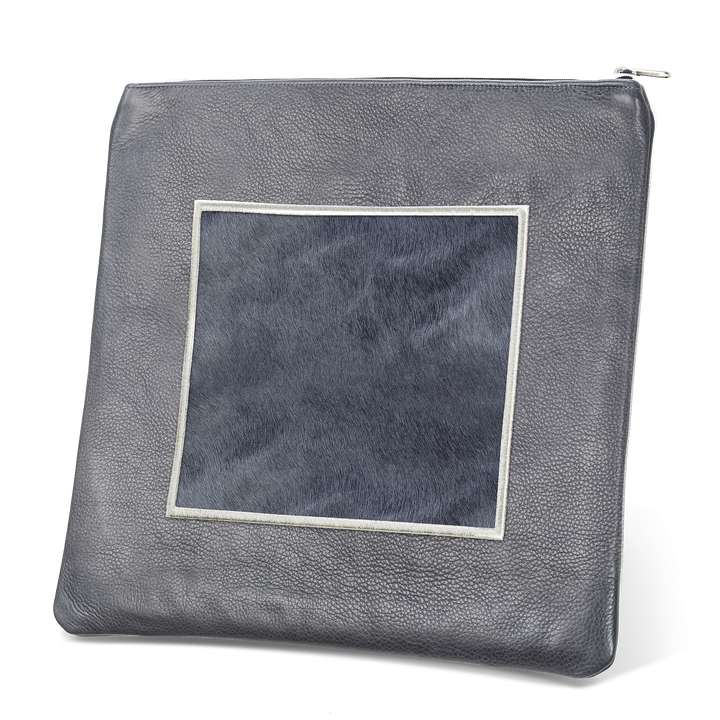 Tallis and Tefillin Bag Design #328 - Livid Leather and Fur - Tallis Bags
