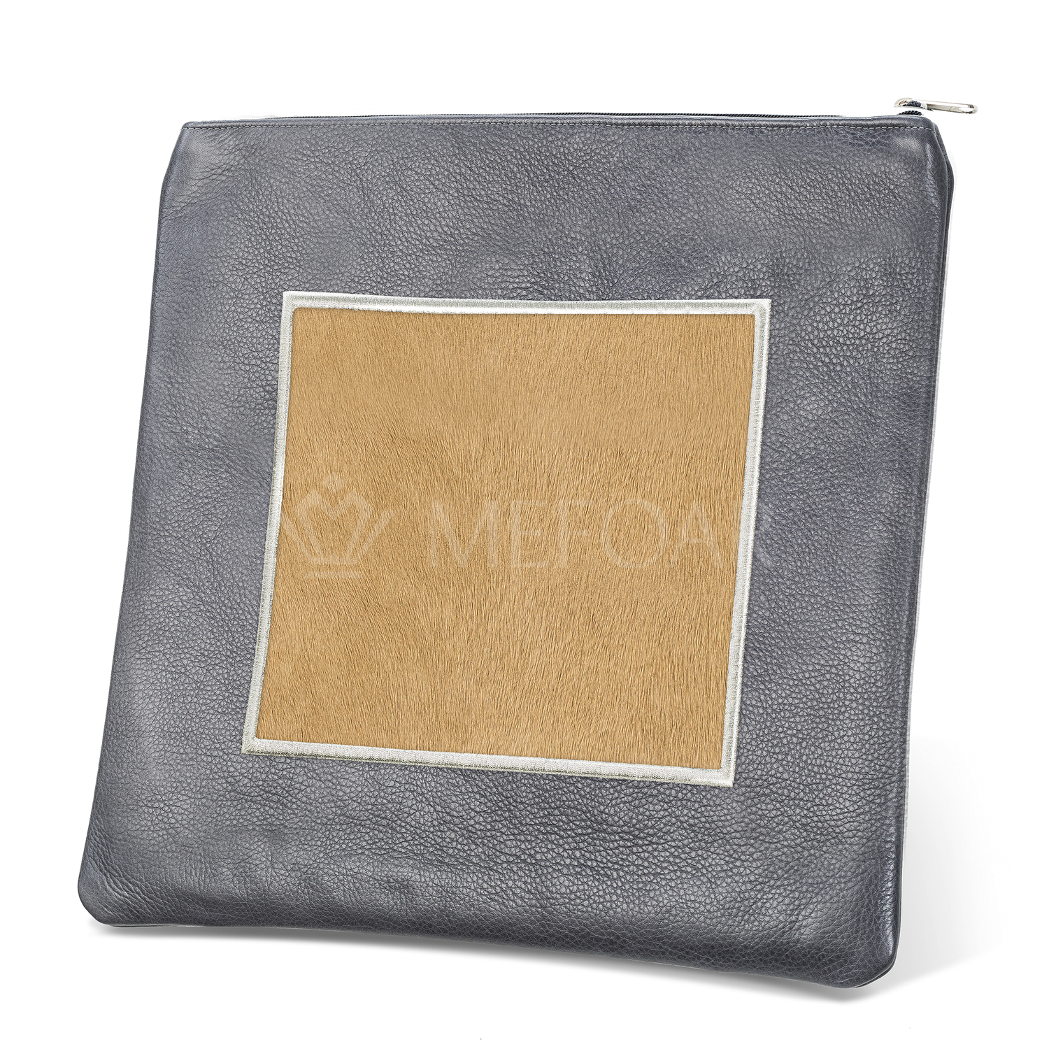 Tallis and Tefillin Bag Design #328 - Livid Leather and Fur - Tallis Bags view 2 | Judaica Square Lakewood