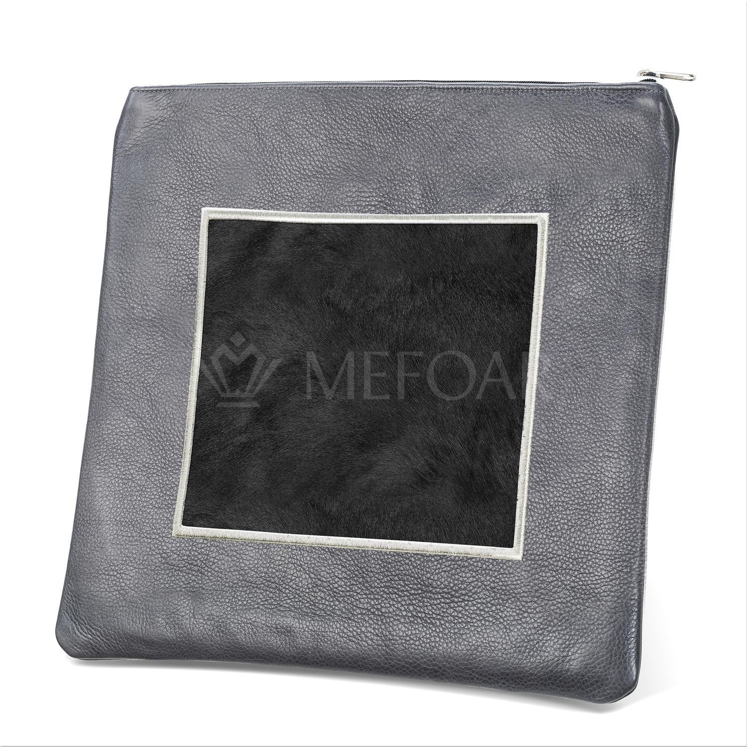 Tallis and Tefillin Bag Design #328 - Livid Leather and Fur - Tallis Bags view 3 | Judaica Square Lakewood