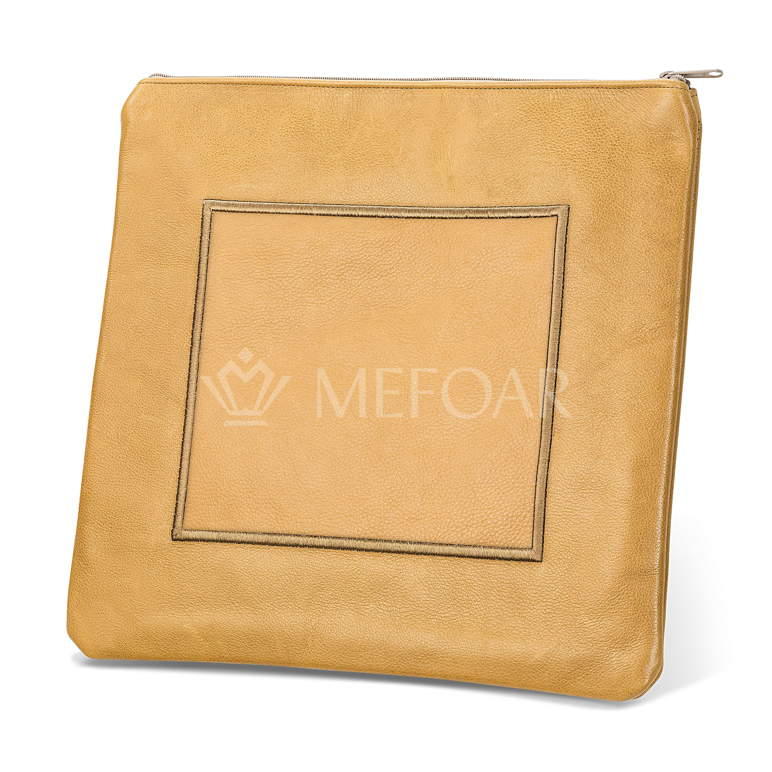 Tallis and Tefillin Bag Design #328 - Solid Leather - Tallis Bags view 4 | Judaica Square Lakewood