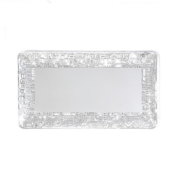 Emanuel Stainless Steel Tray with Cutout - 9.5" x 5"