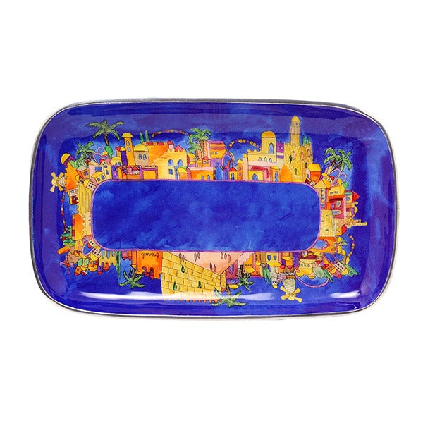 Painted Emanuel Aluminum Tray-Large 13" x 8"