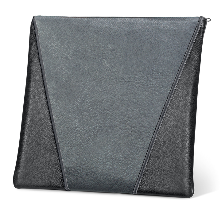 Tallis and Tefillin Bag Design #342 - Black and Livid Leather - Tallis Bags