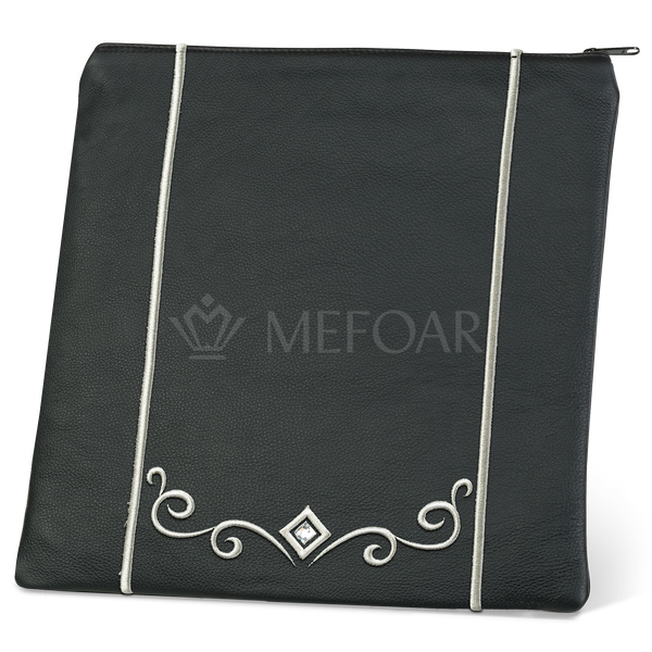 Tallis and Tefillin Bag Design #345 - Solid Leather - Tallis Bags