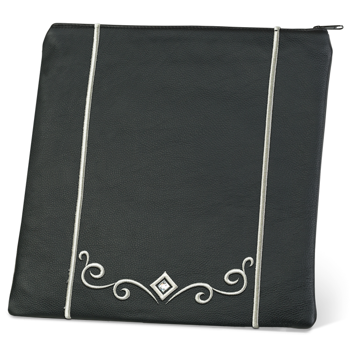 Tallis and Tefillin Bag Design #345 - Solid Leather - Tallis Bags