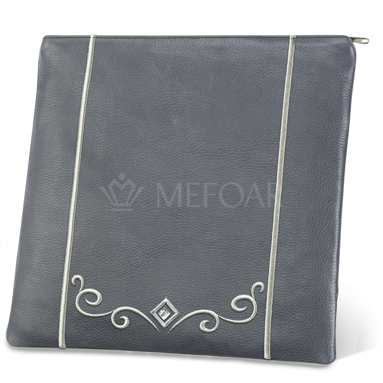 Tallis and Tefillin Bag Design #345 - Solid Leather - Tallis Bags view 2 | Judaica Square Lakewood