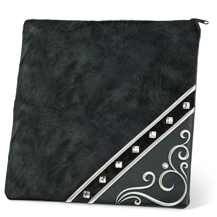 Tallis and Tefillin Bag Design #346 - Leather and Fur - Tallis Bags